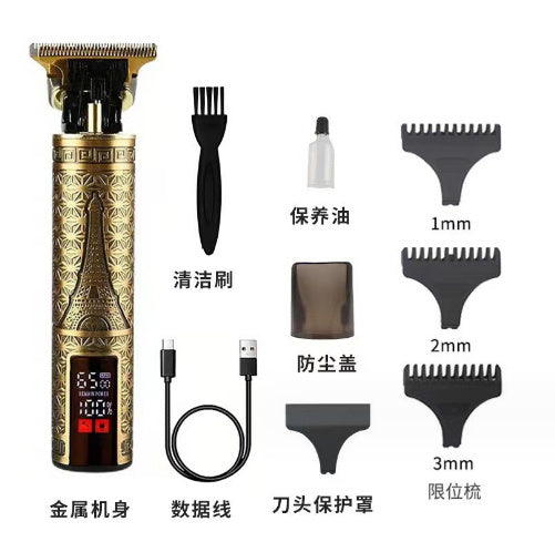 Electric Hair Clipper, Electric Hair Clipper, Oil Head Engraving Razor Electric Hair Clipper, Electric Hair Clipper, Oil Head Engraving Razor